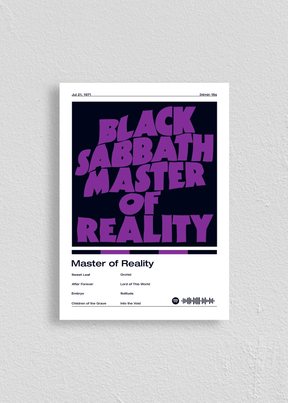 Quadro Black Sabbath Master of Reality