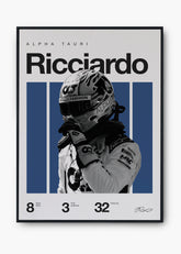 Quadro Daniel Ricciardo F1 Print