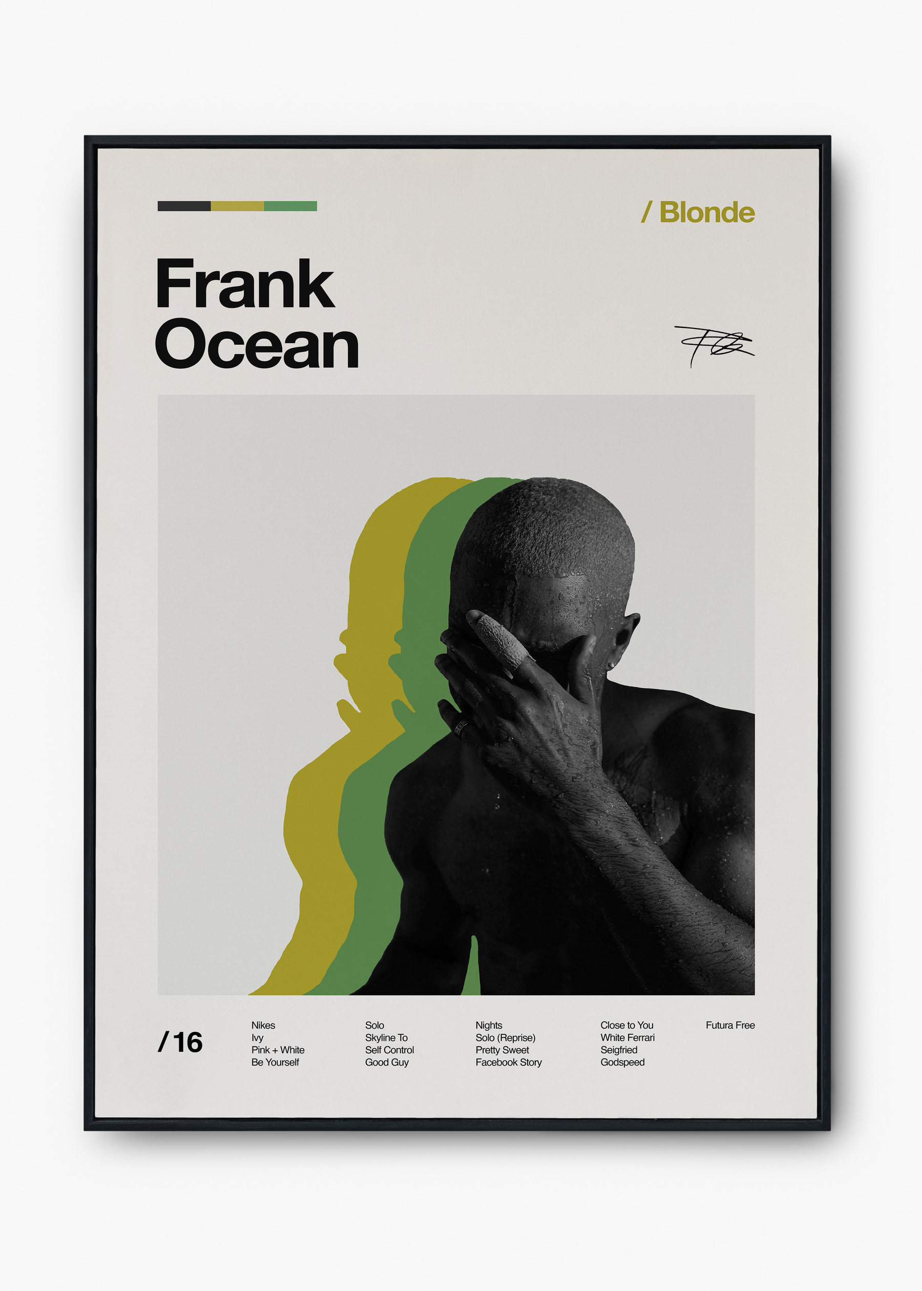 Quadro Frank Ocean Blonde II