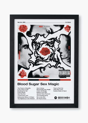 Quadro Red Hot Chili Peppers Blood Sugar Sex Magik - Outlet