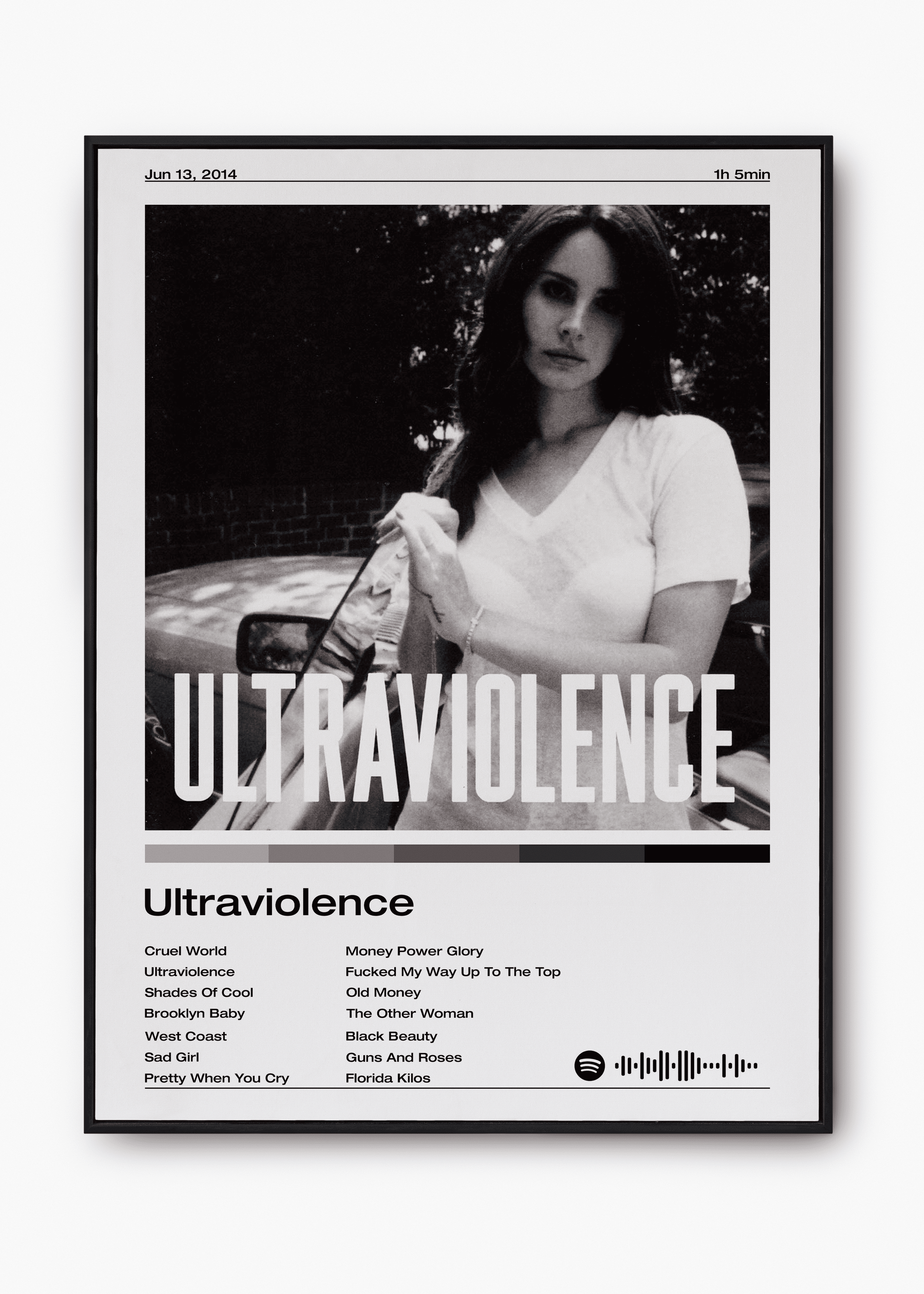 Quadro Lana Del Rey Ultraviolence