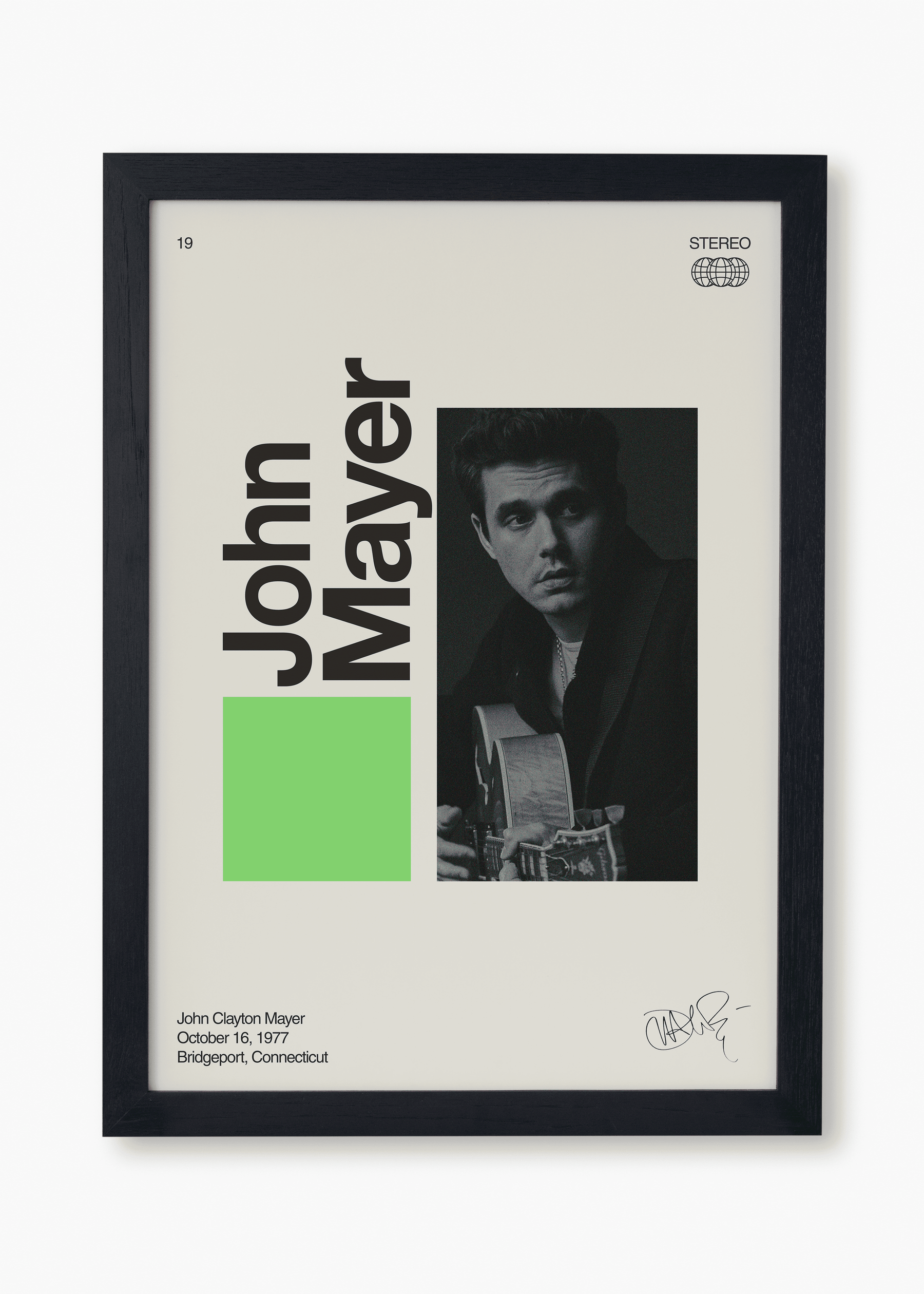 Quadro Signature John Mayer