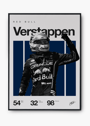 Quadro Max Verstappen F1 Print