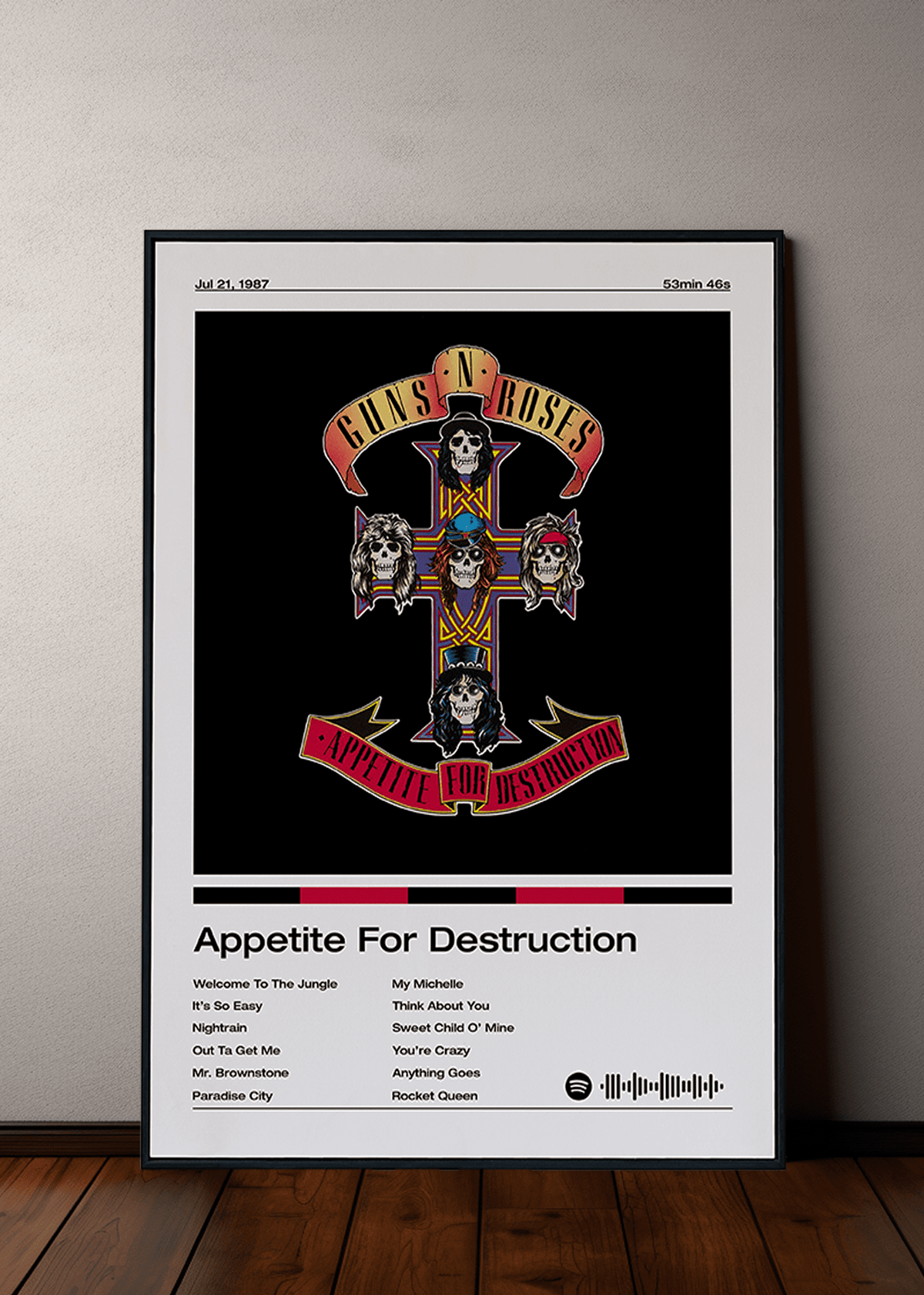 Quadro Guns n' Roses Appetite for Destruction II