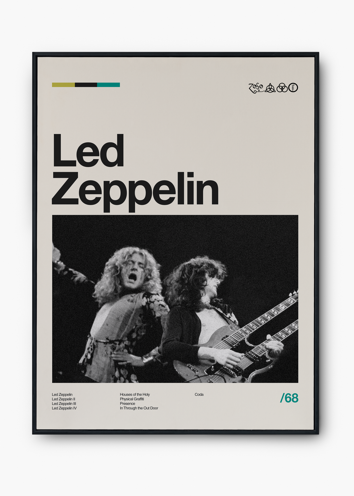 Quadro Banda Led Zeppelin