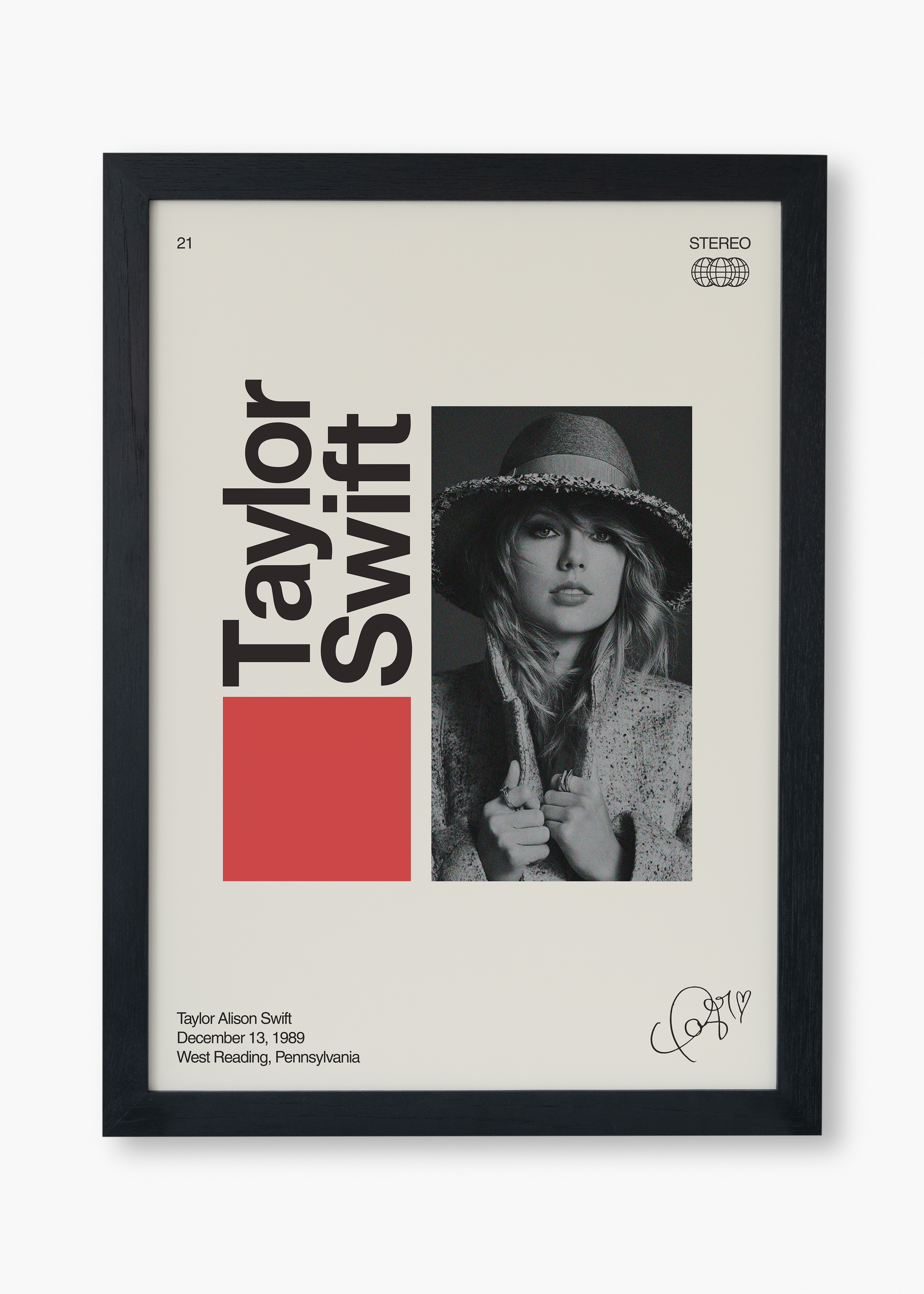 Quadro Signature Taylor Swift