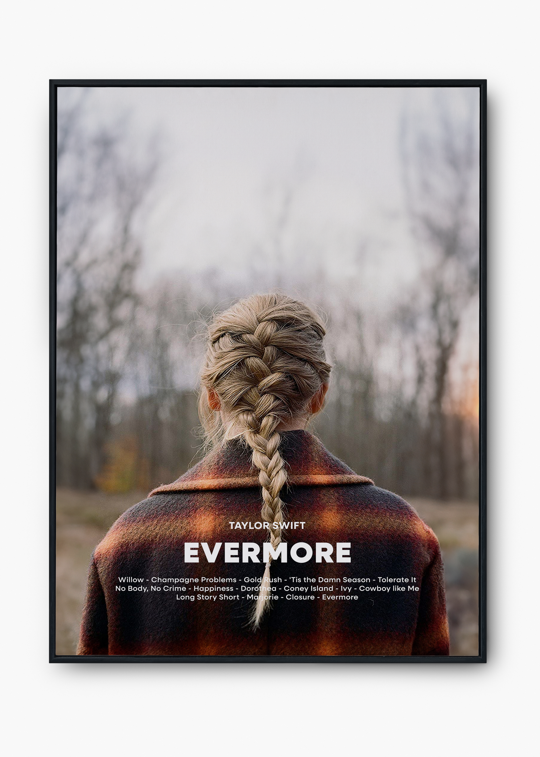 Quadro Taylor Swift Evermore Capa