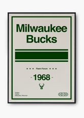 Quadro NBA Milwaukee Bucks