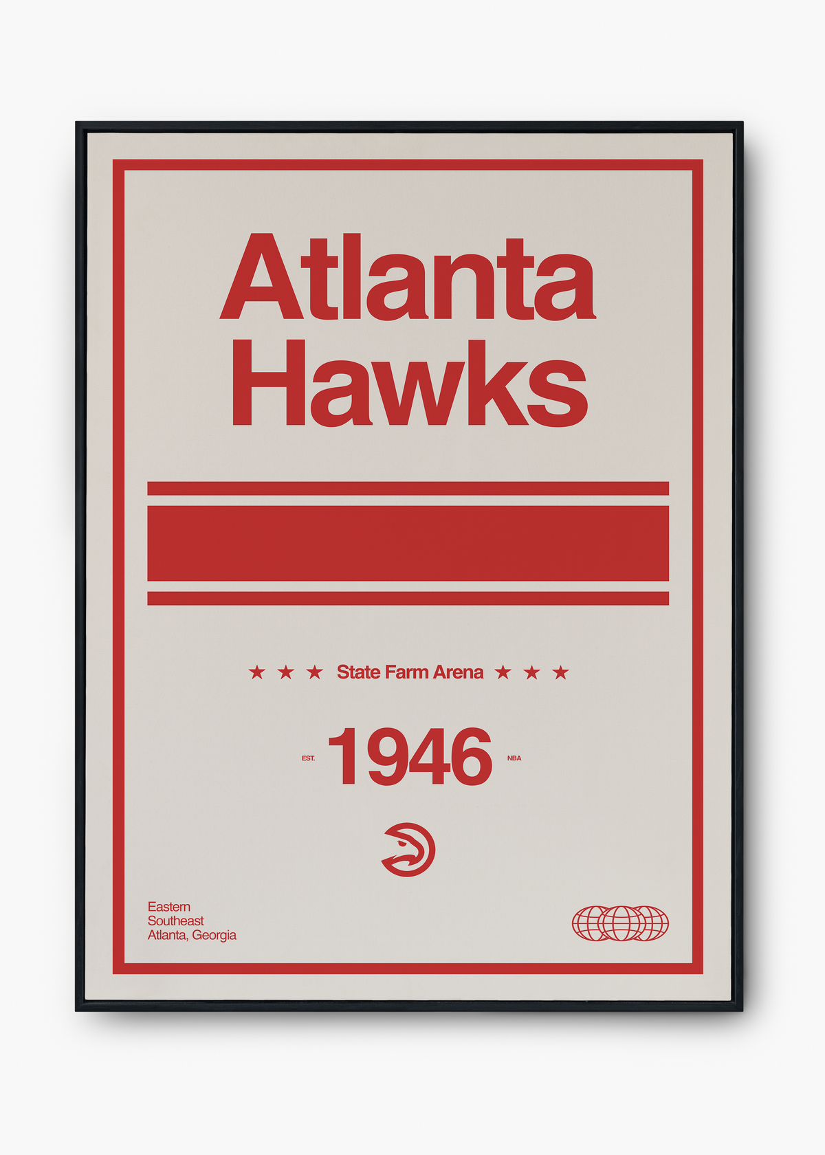 Quadro NBA Atlanta Hawks