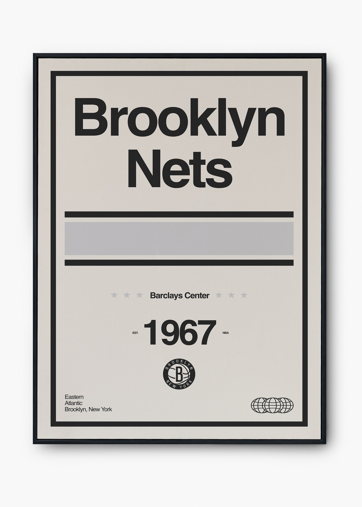 Quadro NBA Brooklyn Nets