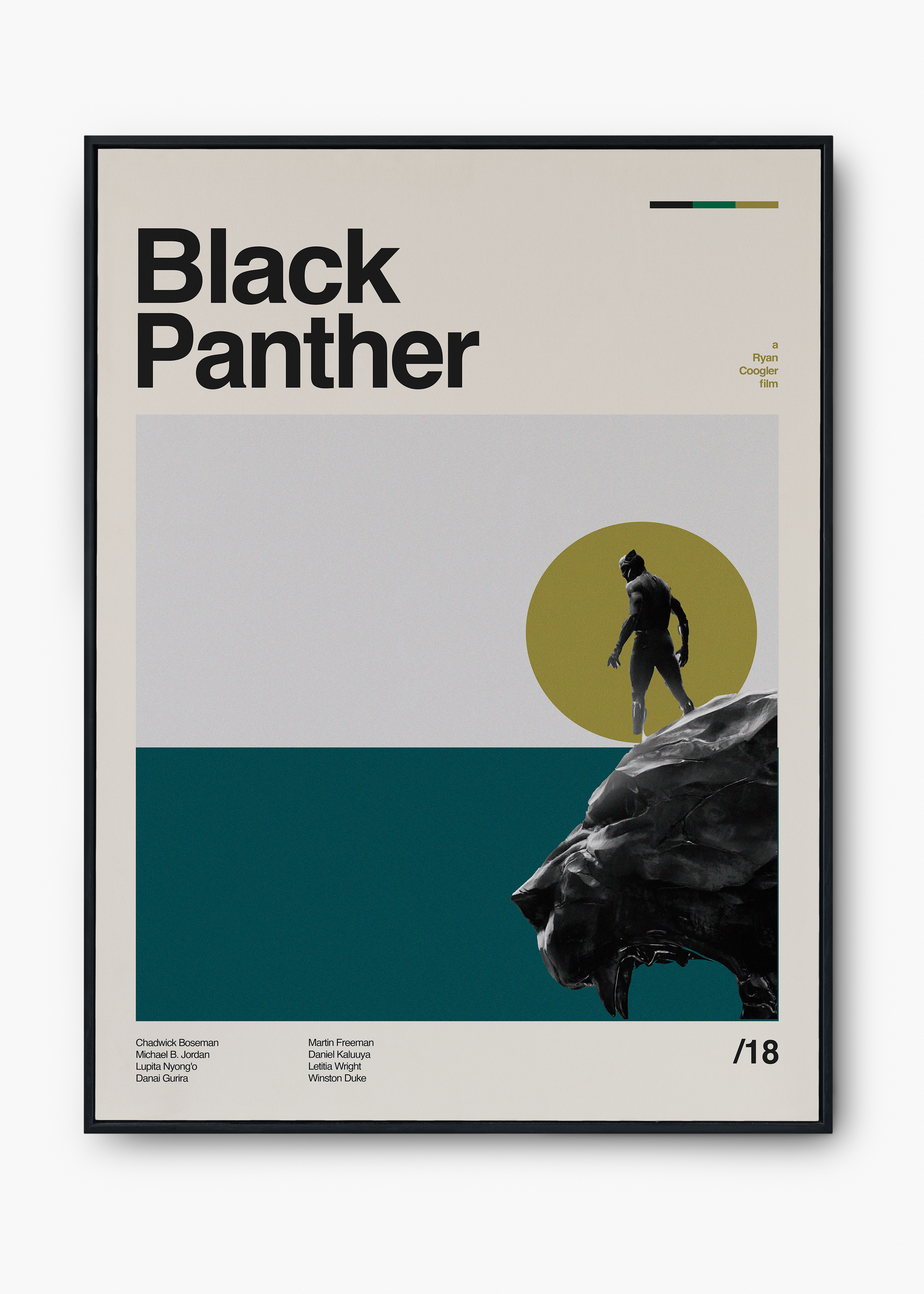 Quadro Black Panther - Pantera Negra