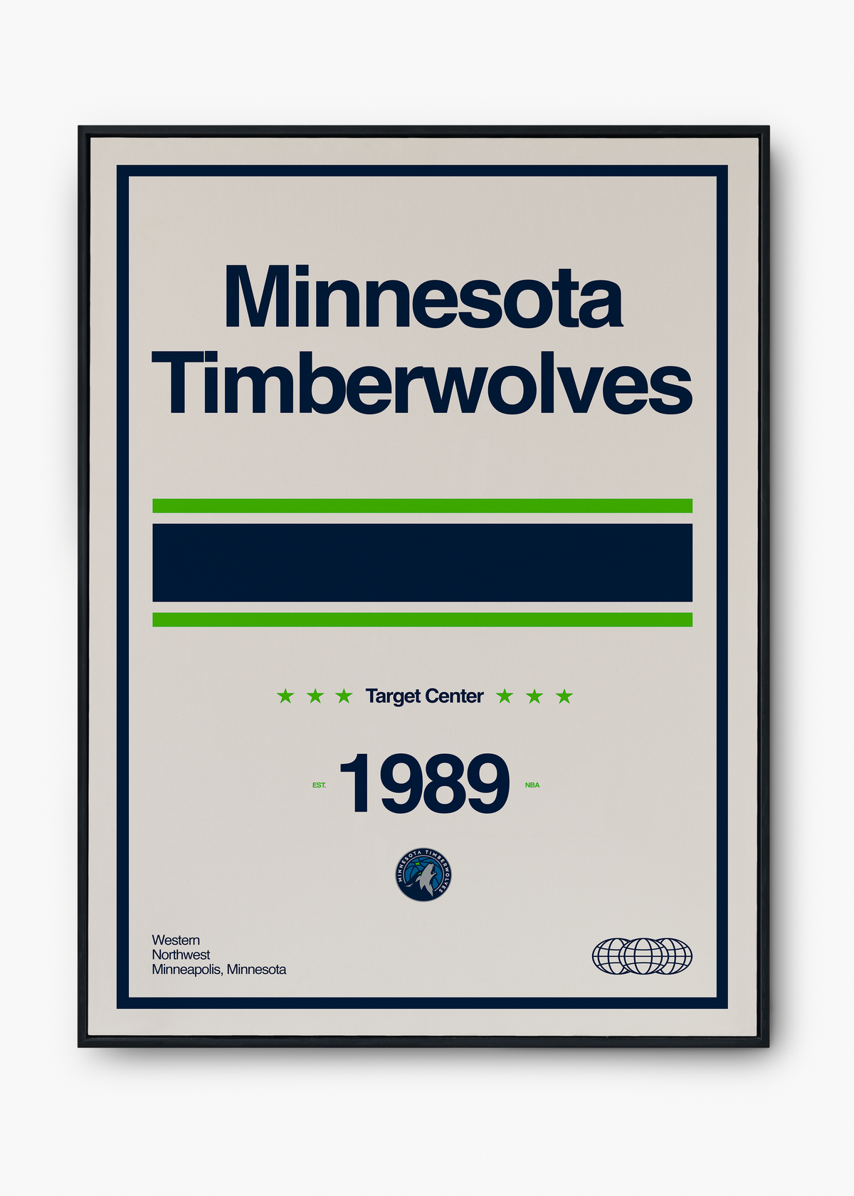 Quadro NBA Minnesota Timberwolves