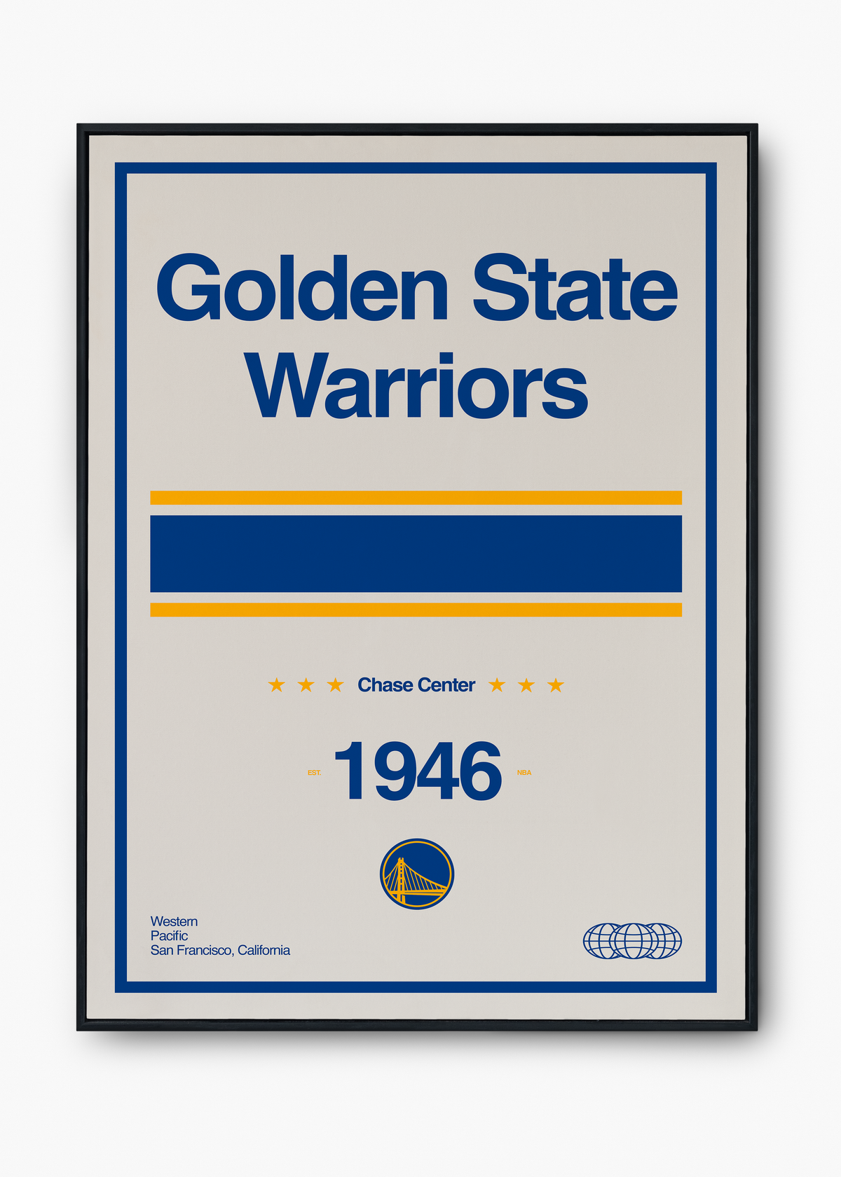 Quadro NBA Golden State Warriors