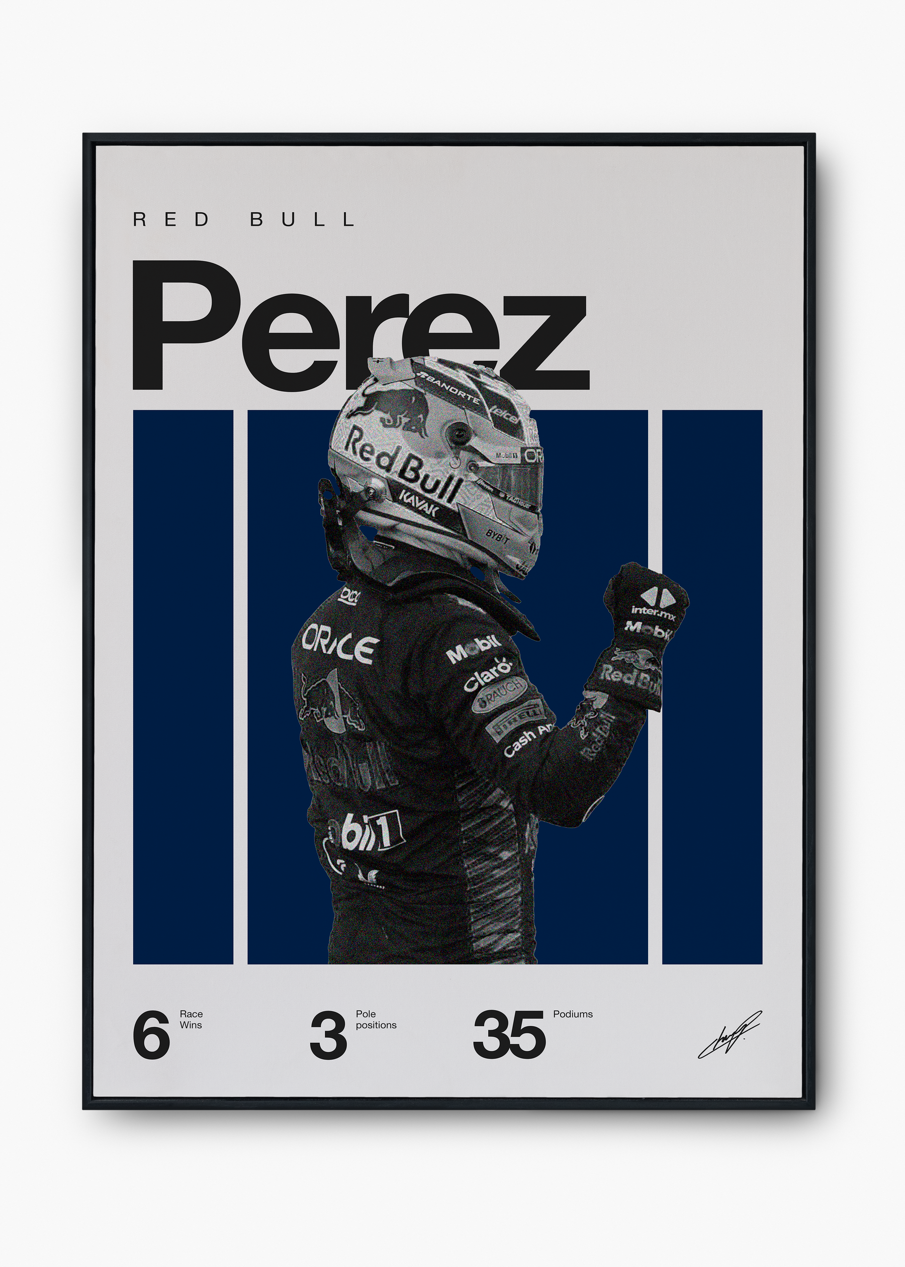 Quadro Sergio Perez F1 Print