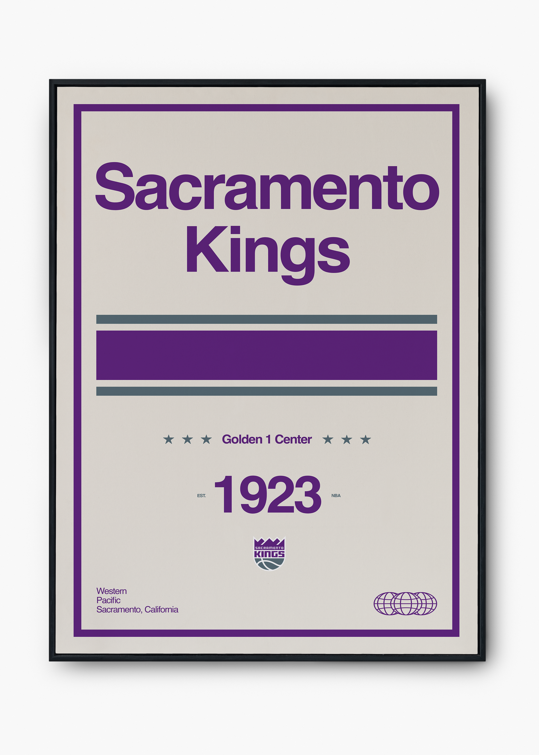 Quadro NBA Sacramento Kings