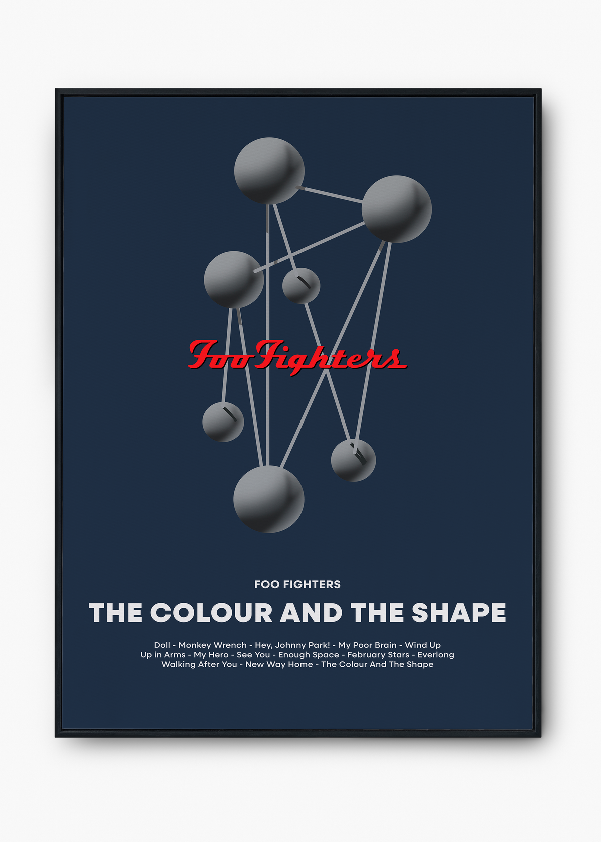 Quadro Foo Fighters The Colour And The Shape Capa