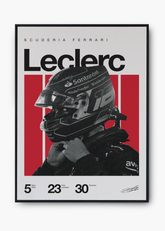 Quadro Charles Leclerc F1 Print