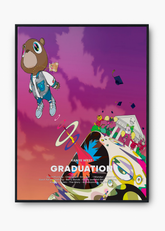 Quadro Kanye West Graduation Capa