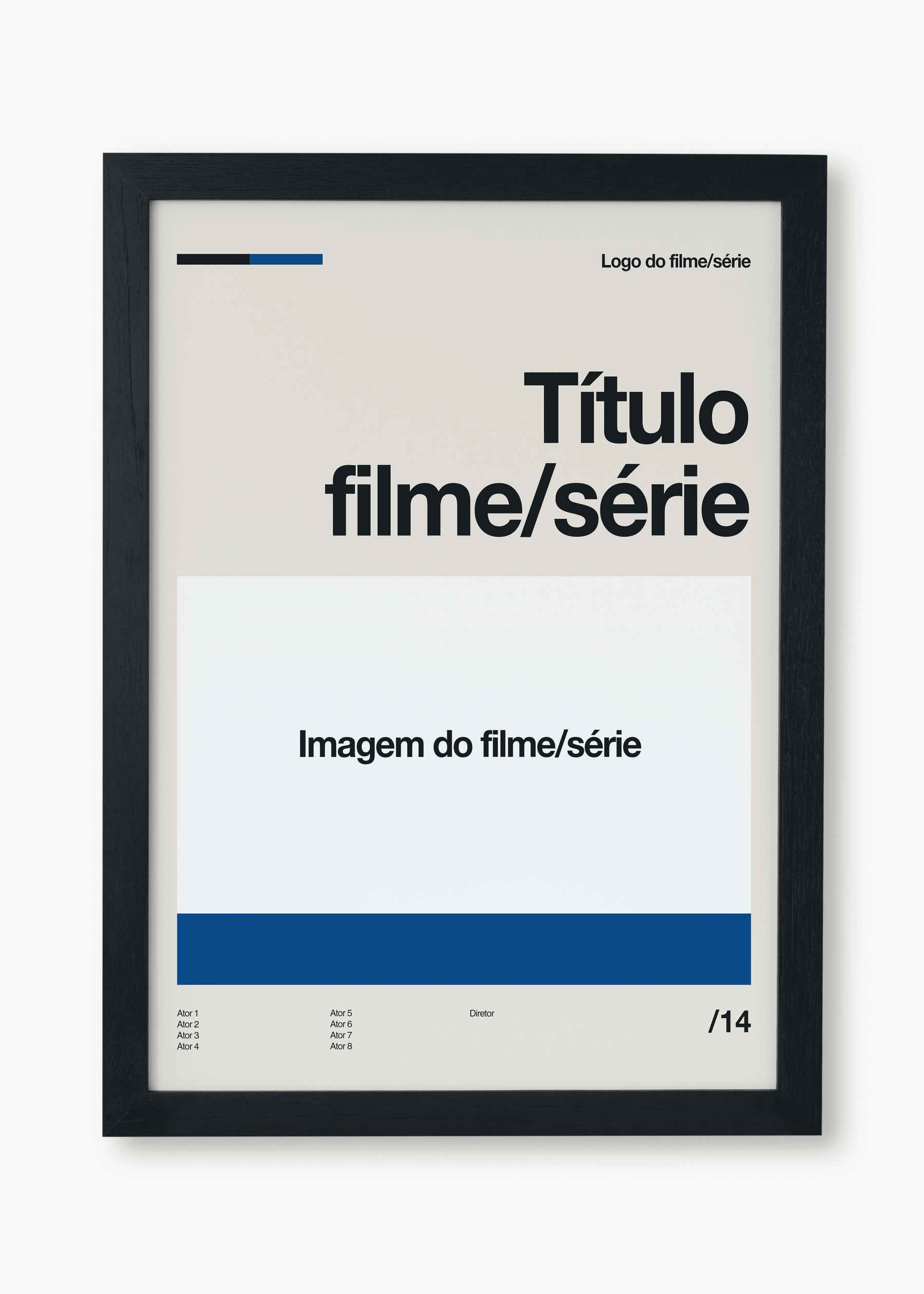 Quadro Personalizável - Filmes e Séries