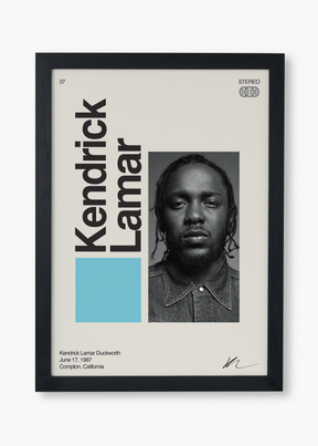 Quadro Signature Kendrick Lamar