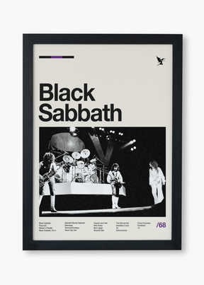 Quadro Banda Black Sabbath