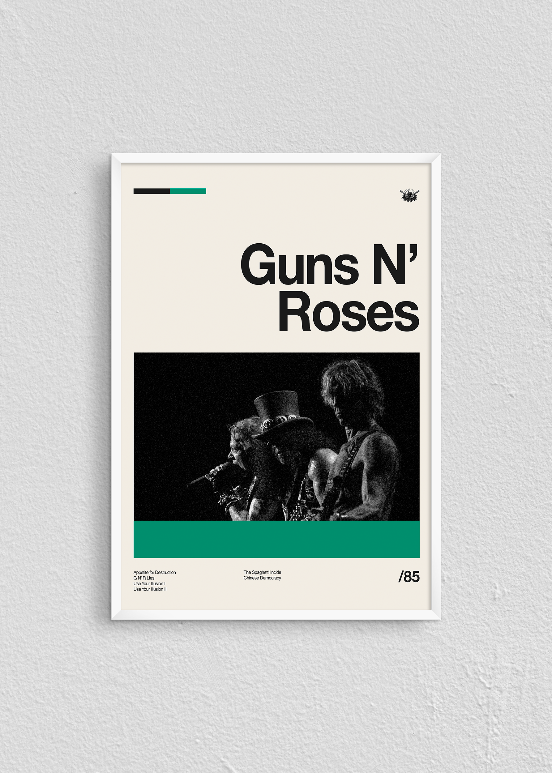 Quadro Banda Guns N' Roses