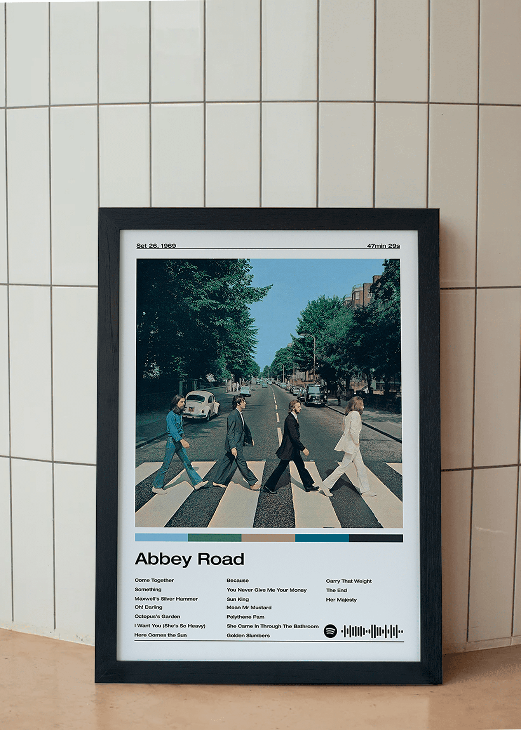 Quadro The Beatles Abbey Road