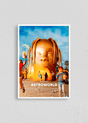 Quadro Travis Scott Astroworld Capa