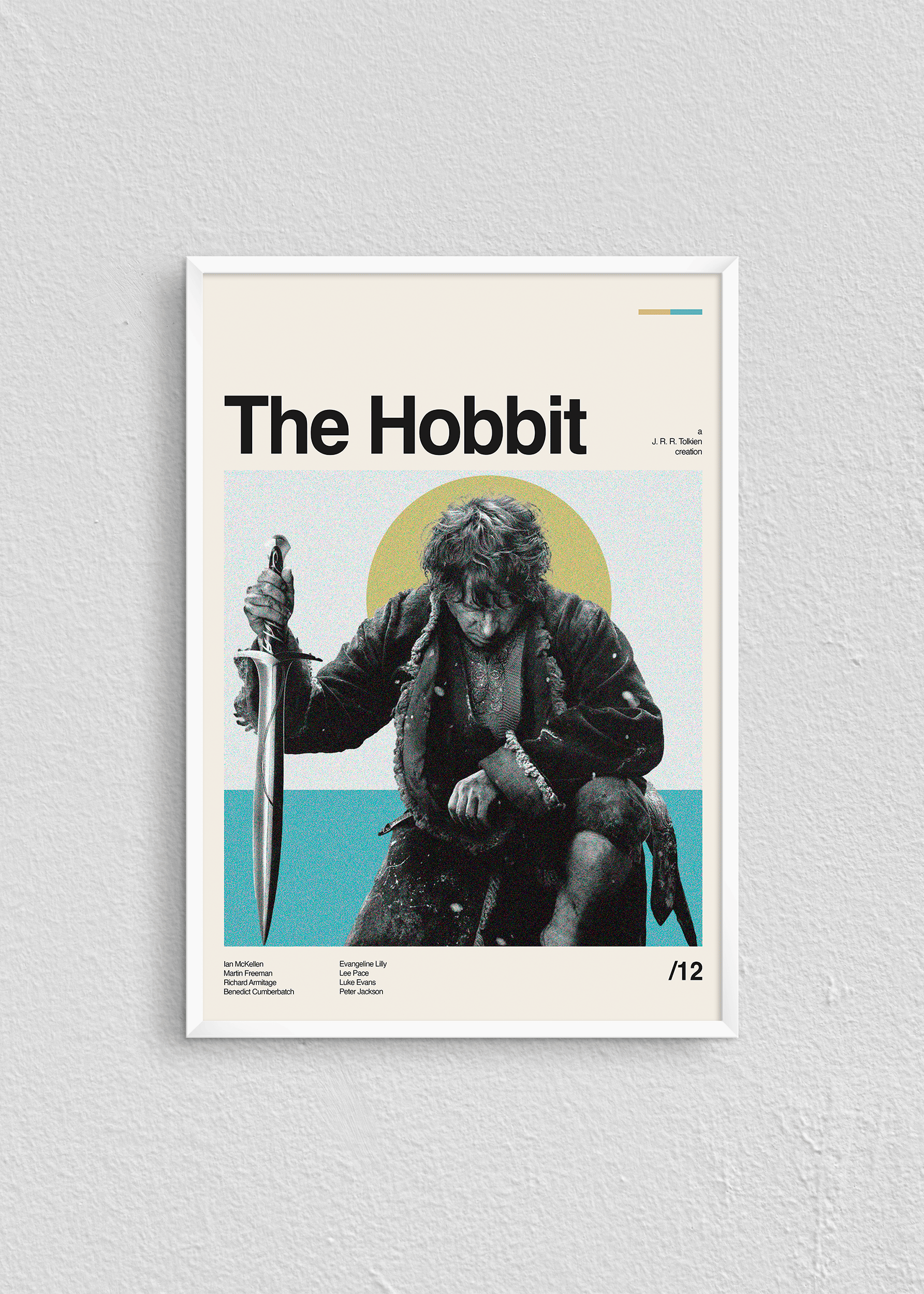 Quadro Moldura Hobbit Cinema Decor Filme