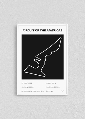 Quadro Circuit of the America F1 Black