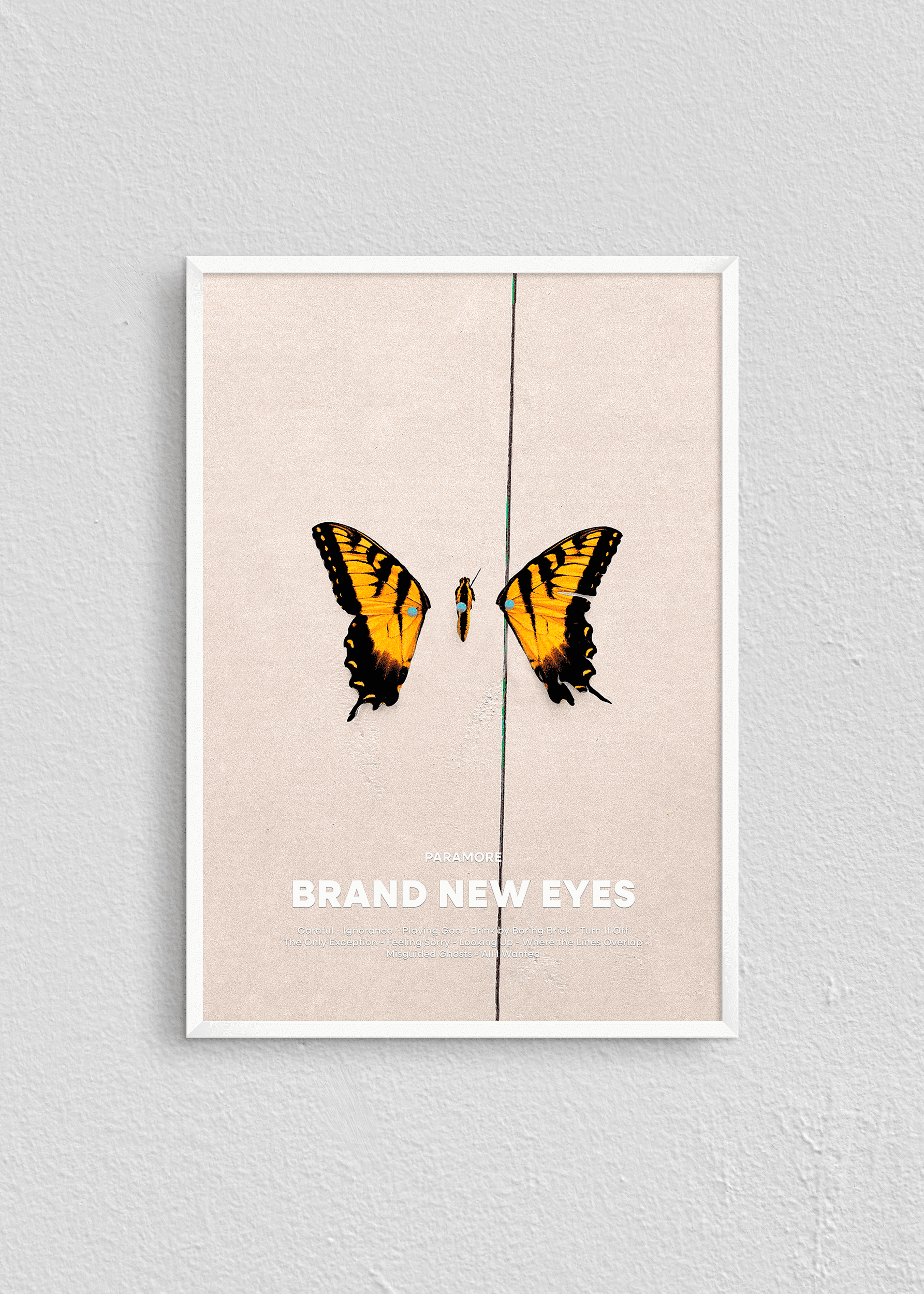 Quadro Paramore Brand New Eyes Capa