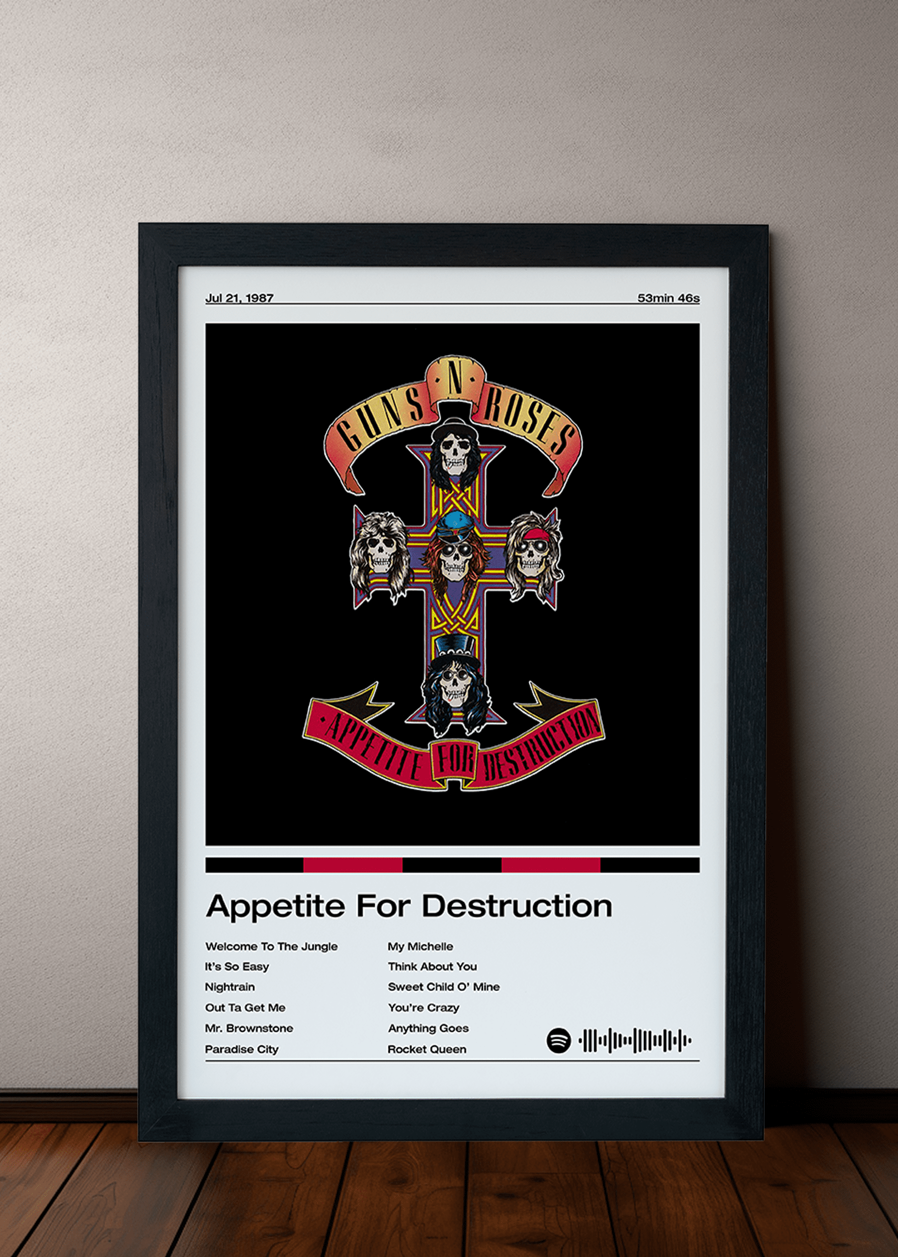 Quadro Guns n' Roses Appetite for Destruction II