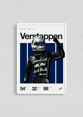 Quadro Max Verstappen F1 Print