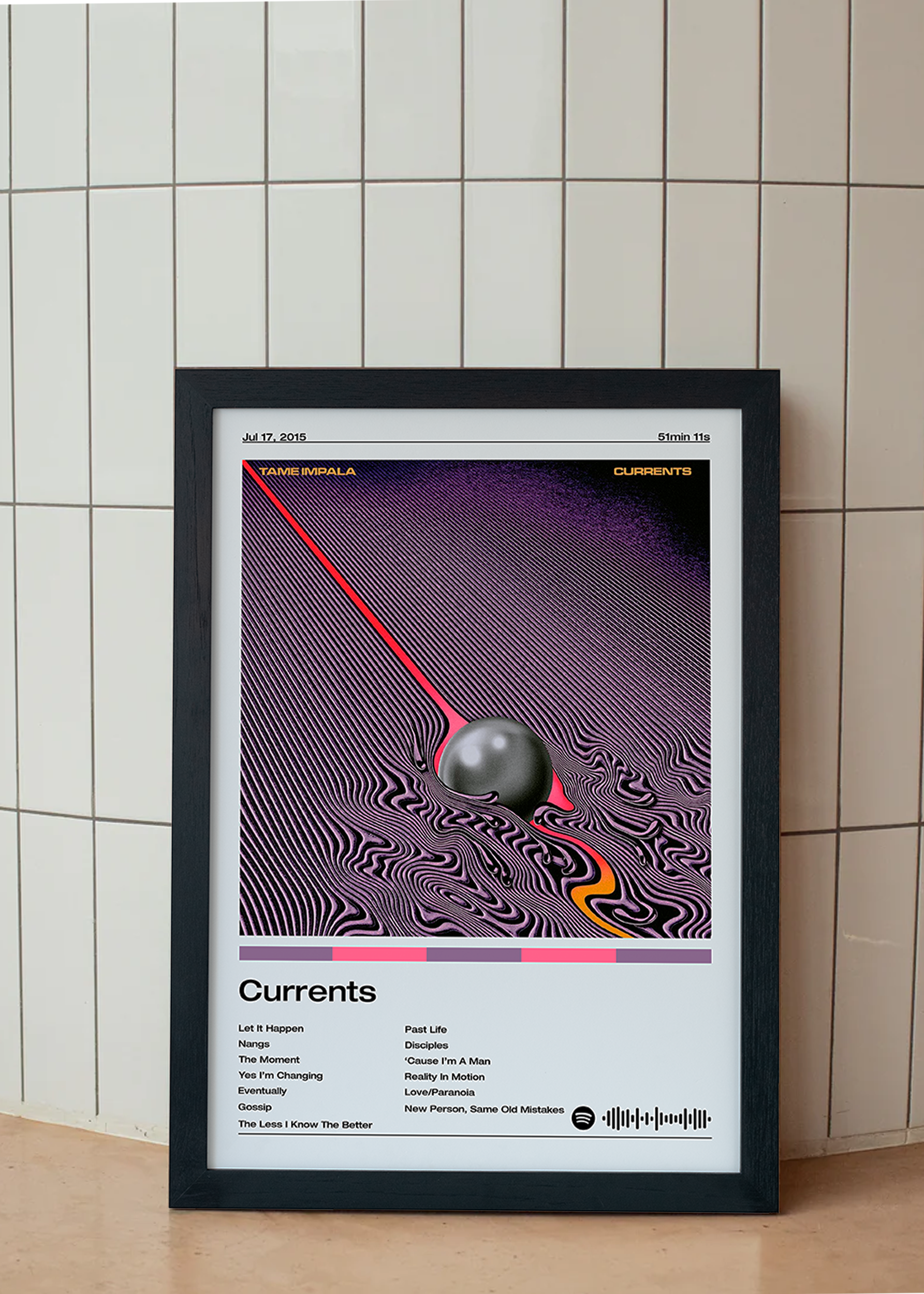 Quadro Tame Impala Currents