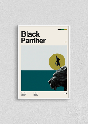 Quadro Black Panther - Pantera Negra