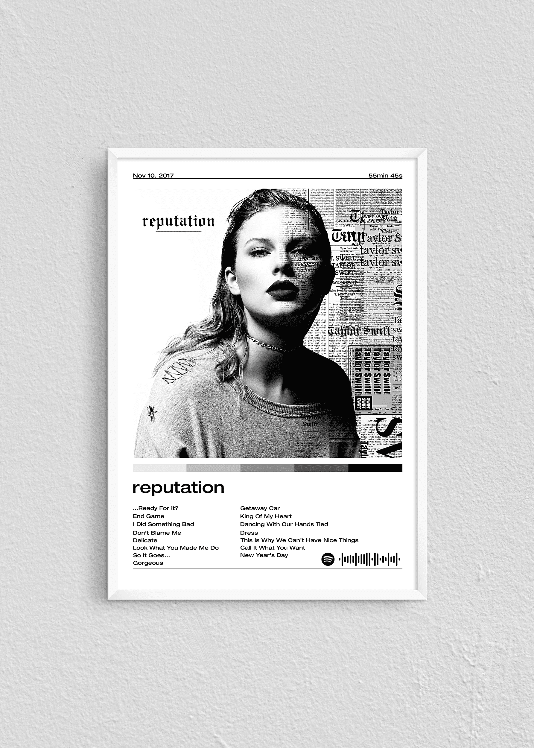 Quadro Taylor Swift Reputation