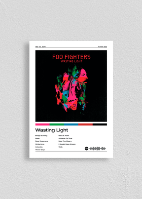 Quadro Foo Fighters Wasting Light