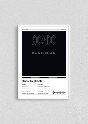 Quadro AC/DC Back in Black