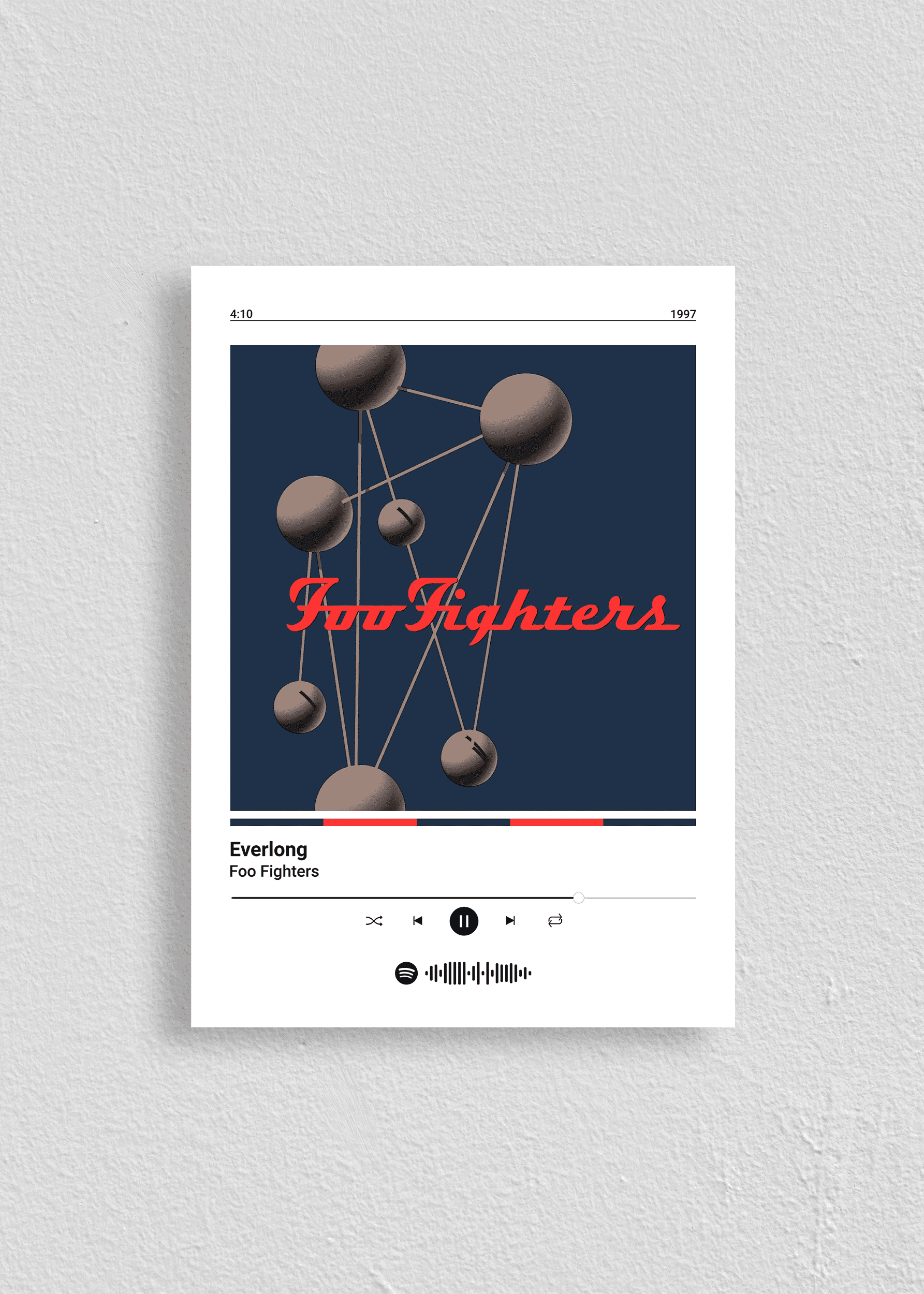 Quadro Foo Fighters Everlong