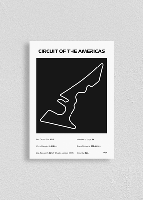 Quadro Circuit of the America F1 Black