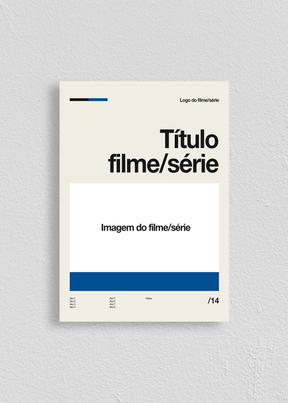 Quadro Personalizável - Filmes e Séries