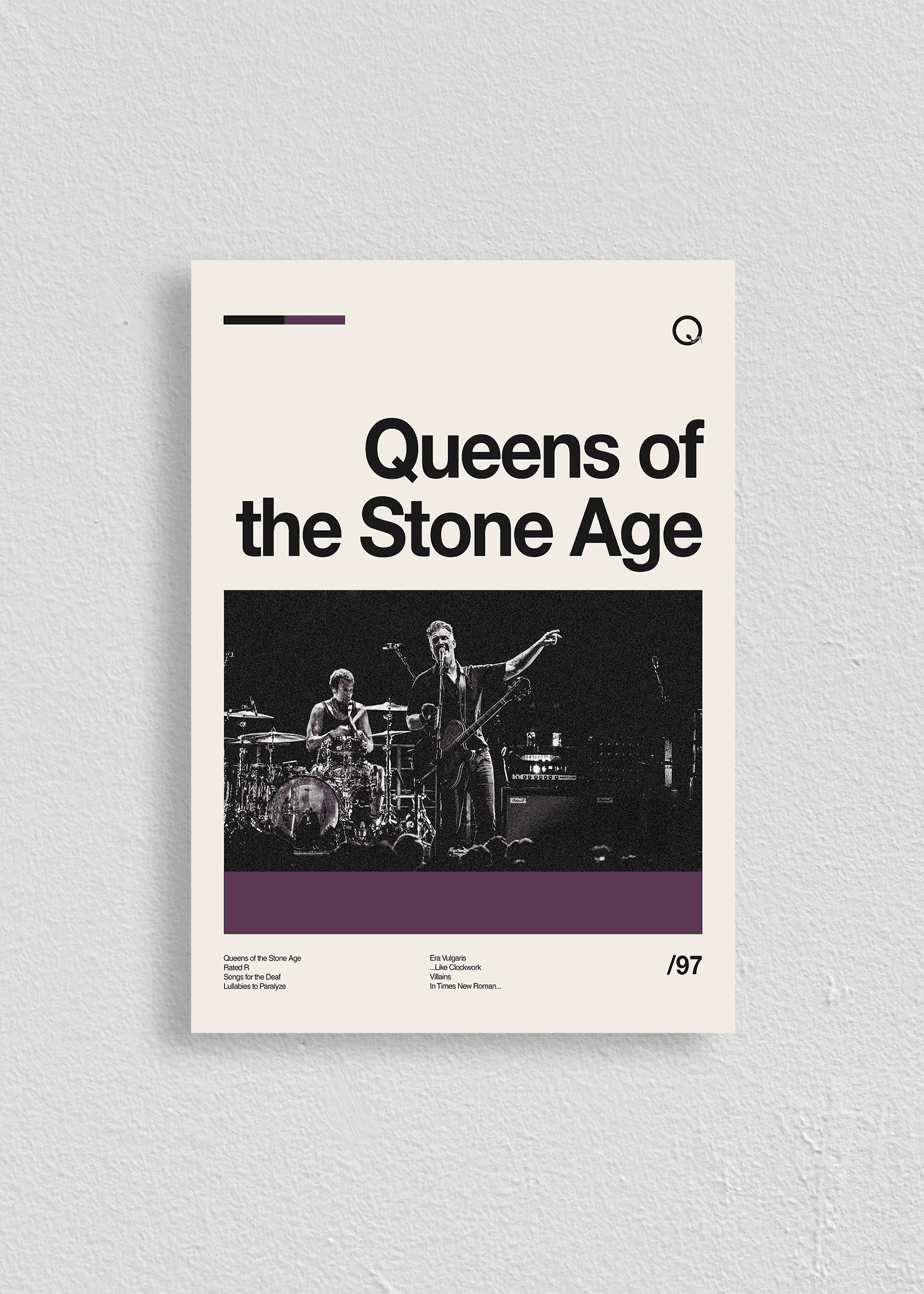 Quadro Bandas Queens of the Stone Age