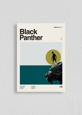 Quadro Black Panther - Pantera Negra