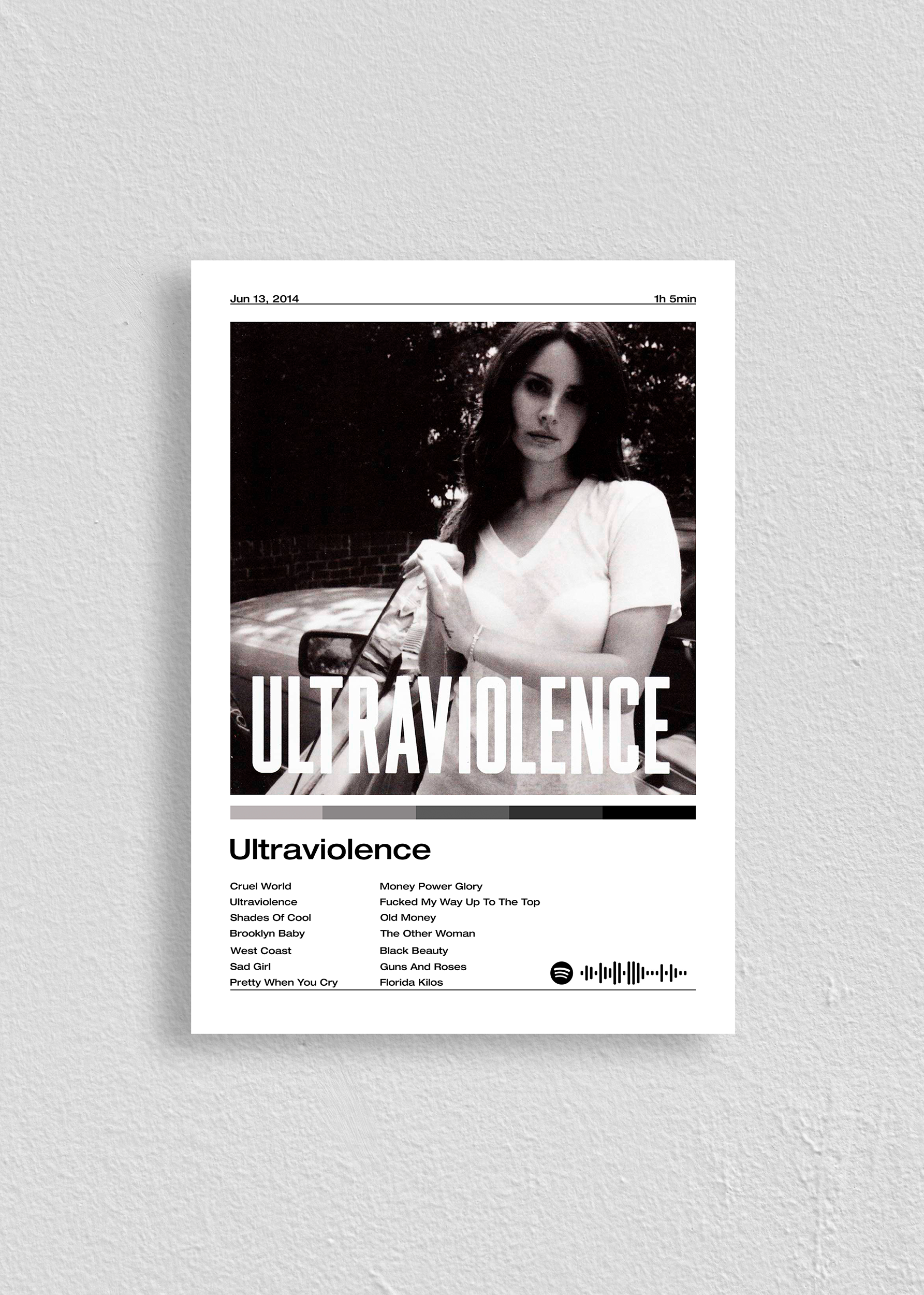 Quadro Lana Del Rey Ultraviolence