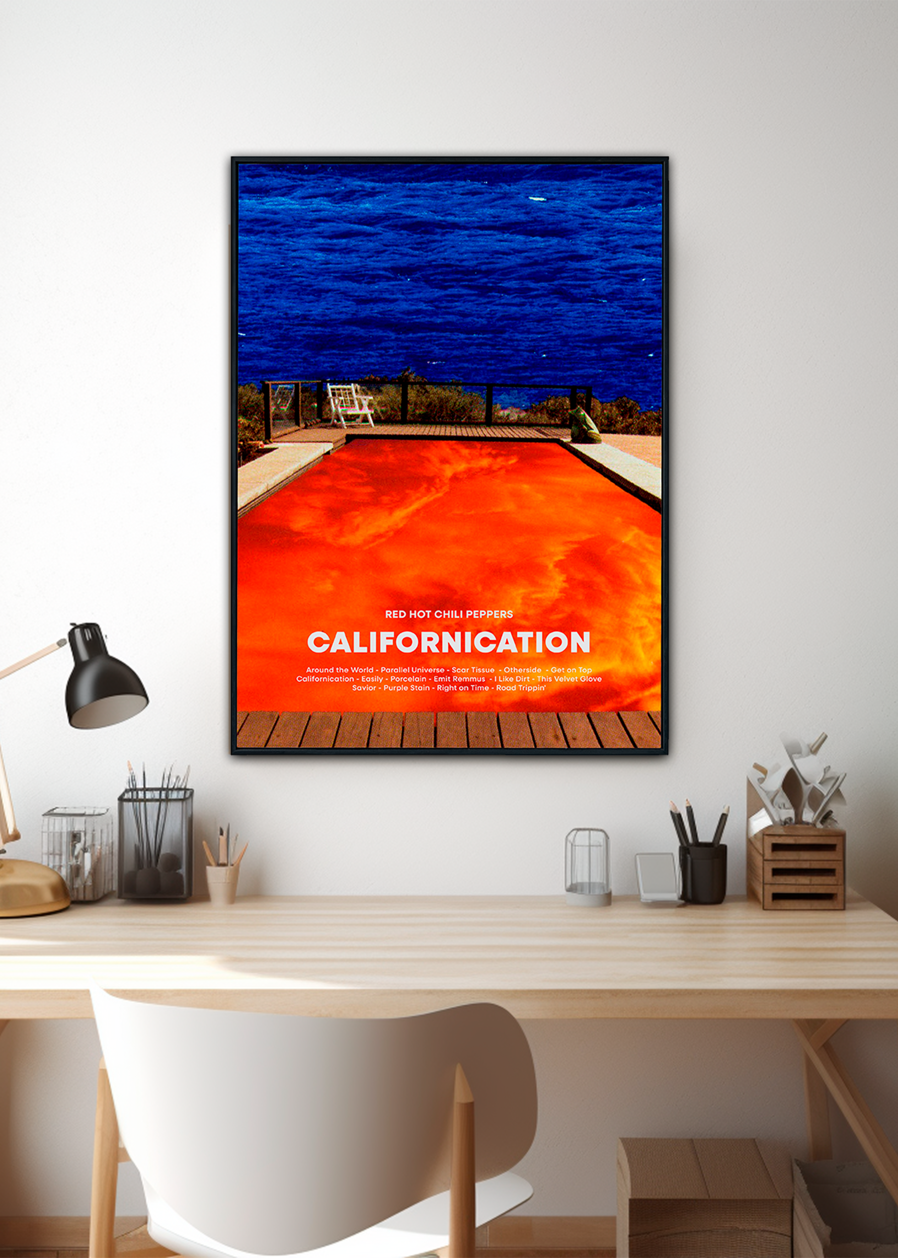 Quadro Red Hot Chili Peppers Californication Capa