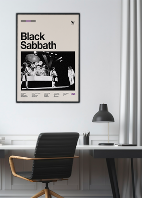 Quadro Banda Black Sabbath