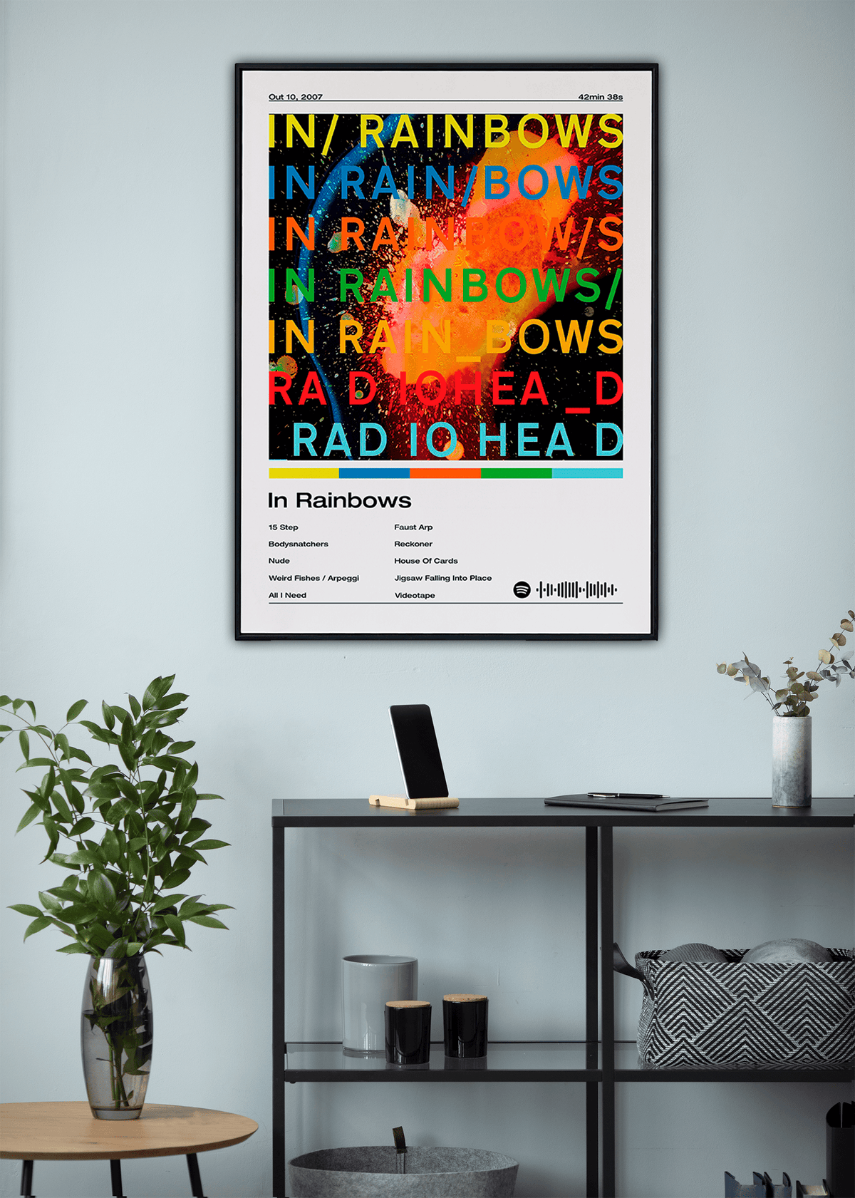 Quadro Radiohead In Rainbows