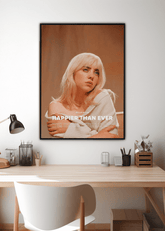 Quadro Billie Eilish Happier Than Ever Capa