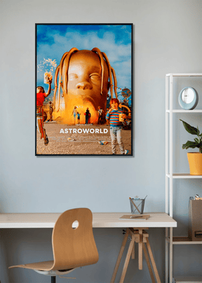 Quadro Travis Scott Astroworld Capa