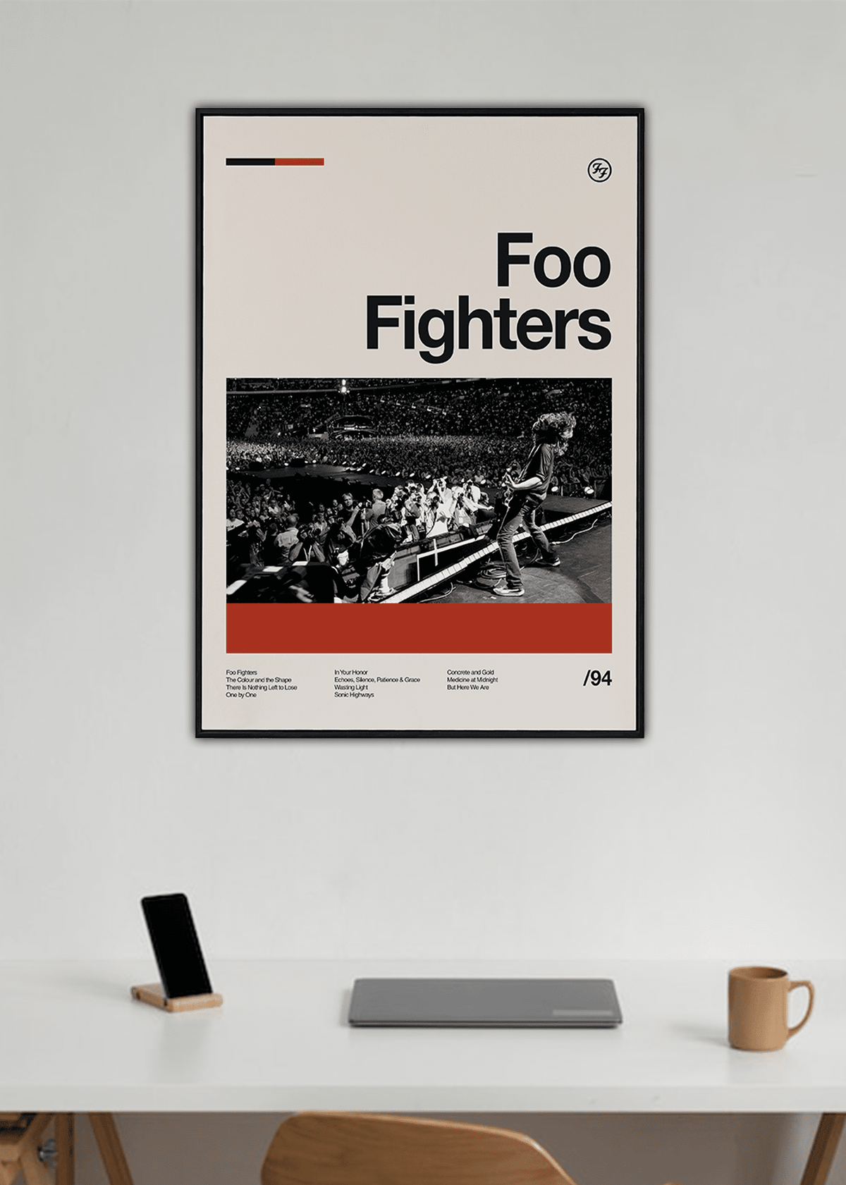 Quadro Banda Foo Fighters